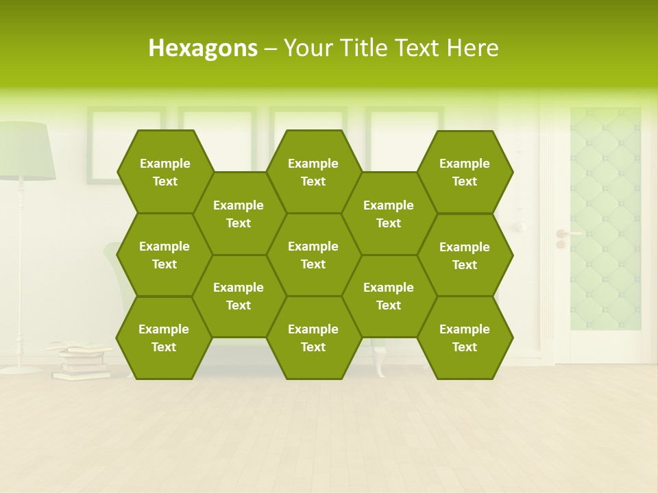 Living Roses Interior PowerPoint Template