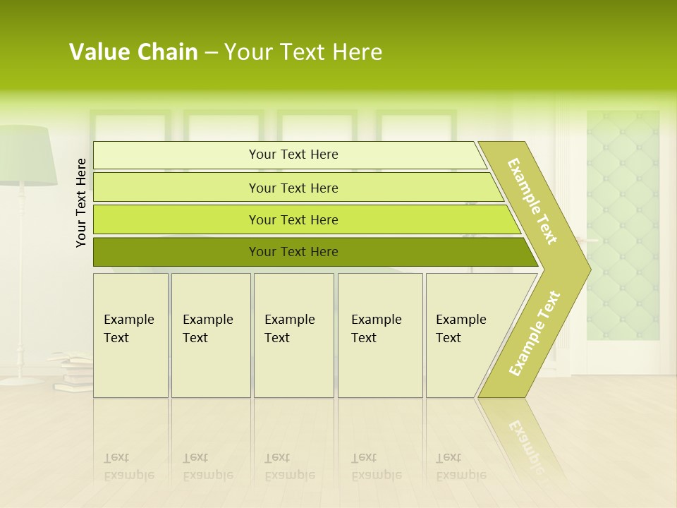 Living Roses Interior PowerPoint Template