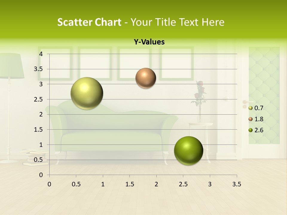 Living Roses Interior PowerPoint Template