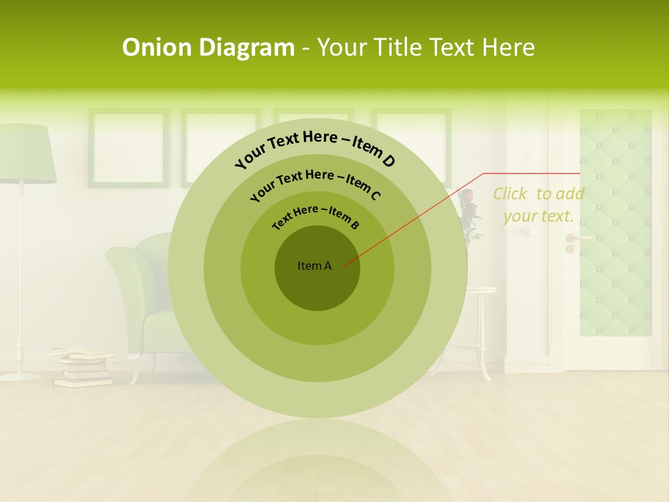 Living Roses Interior PowerPoint Template