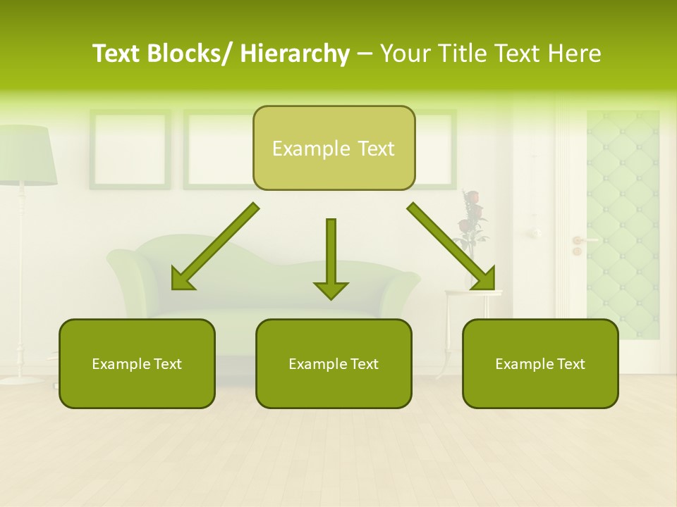 Living Roses Interior PowerPoint Template