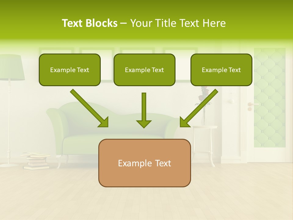 Living Roses Interior PowerPoint Template