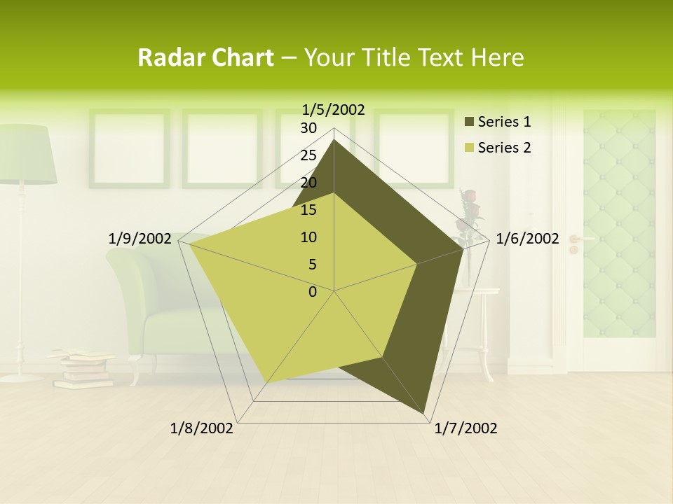 Living Roses Interior PowerPoint Template