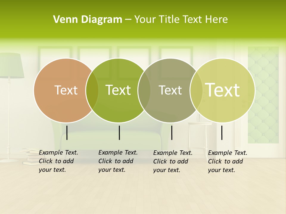 Living Roses Interior PowerPoint Template