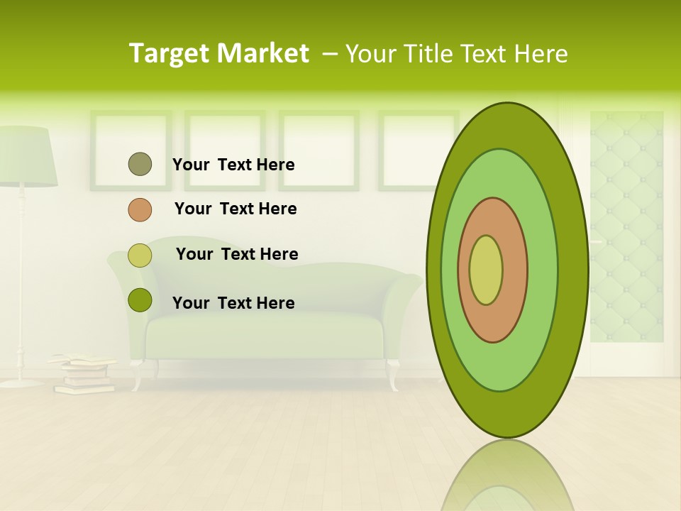 Living Roses Interior PowerPoint Template