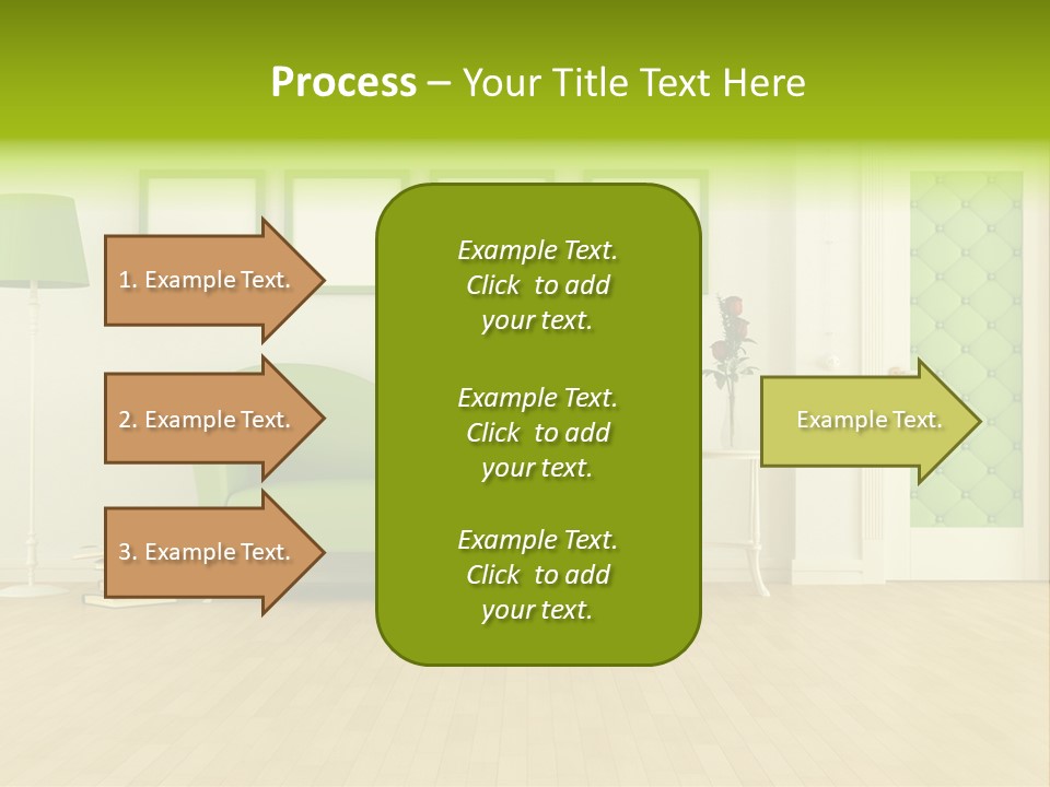 Living Roses Interior PowerPoint Template