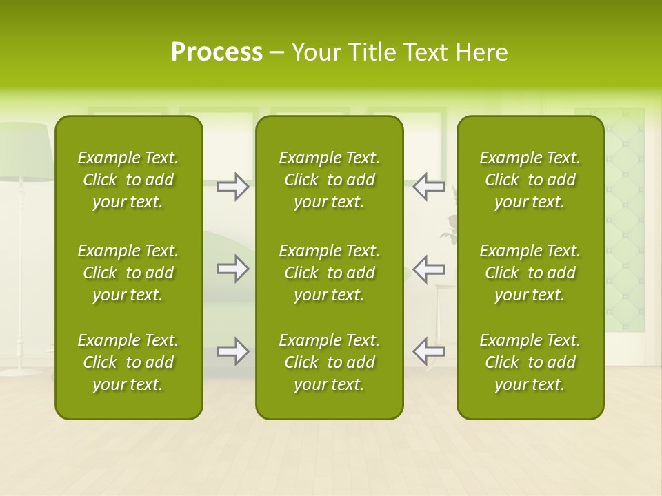 Living Roses Interior PowerPoint Template