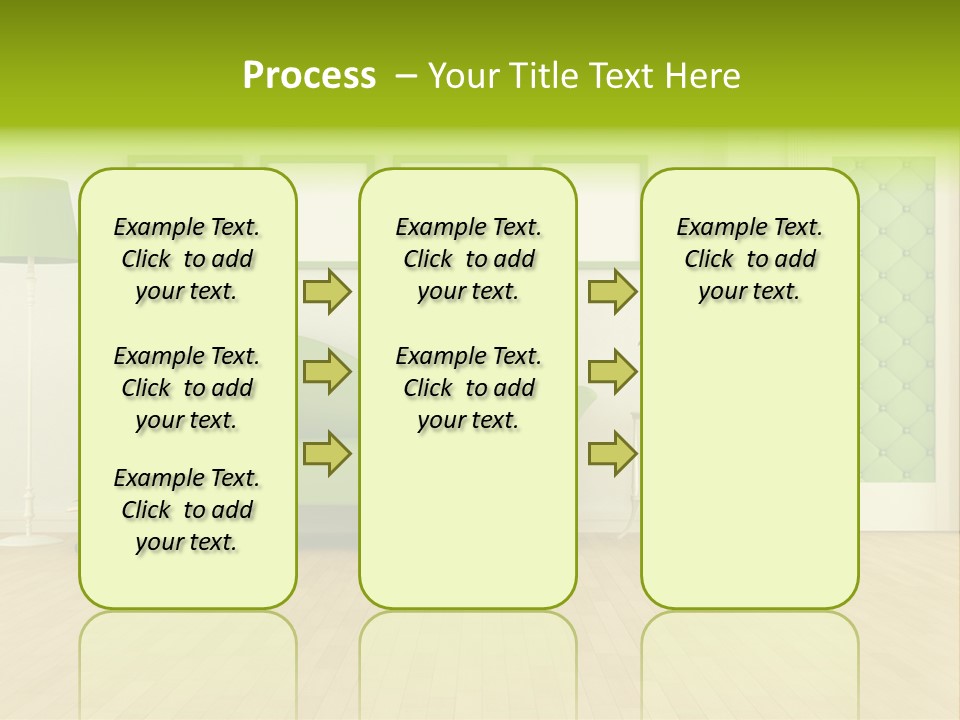 Living Roses Interior PowerPoint Template
