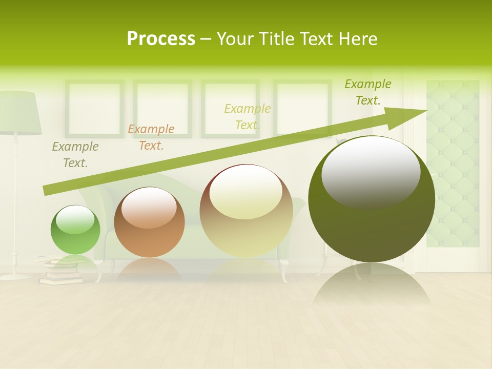 Living Roses Interior PowerPoint Template