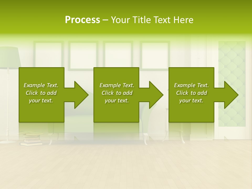 Living Roses Interior PowerPoint Template