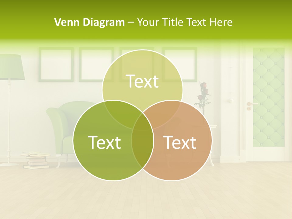 Living Roses Interior PowerPoint Template