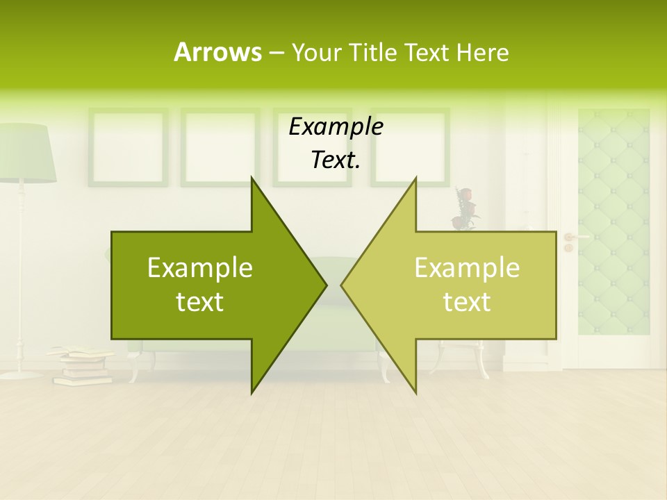 Living Roses Interior PowerPoint Template