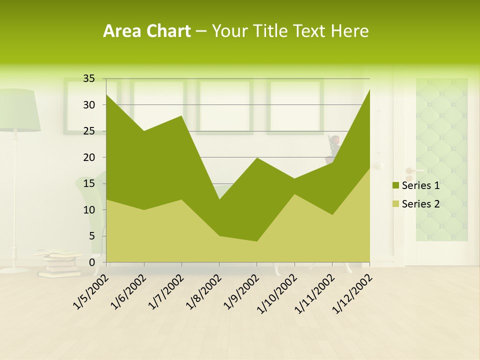 Living Roses Interior PowerPoint Template