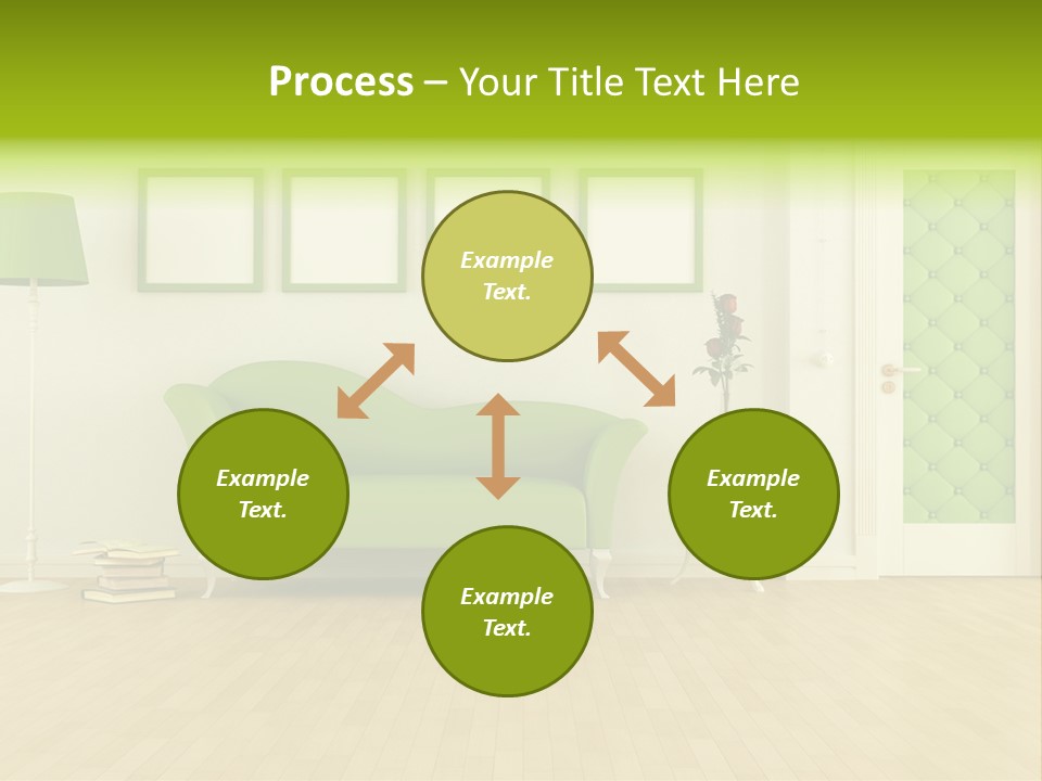 Living Roses Interior PowerPoint Template