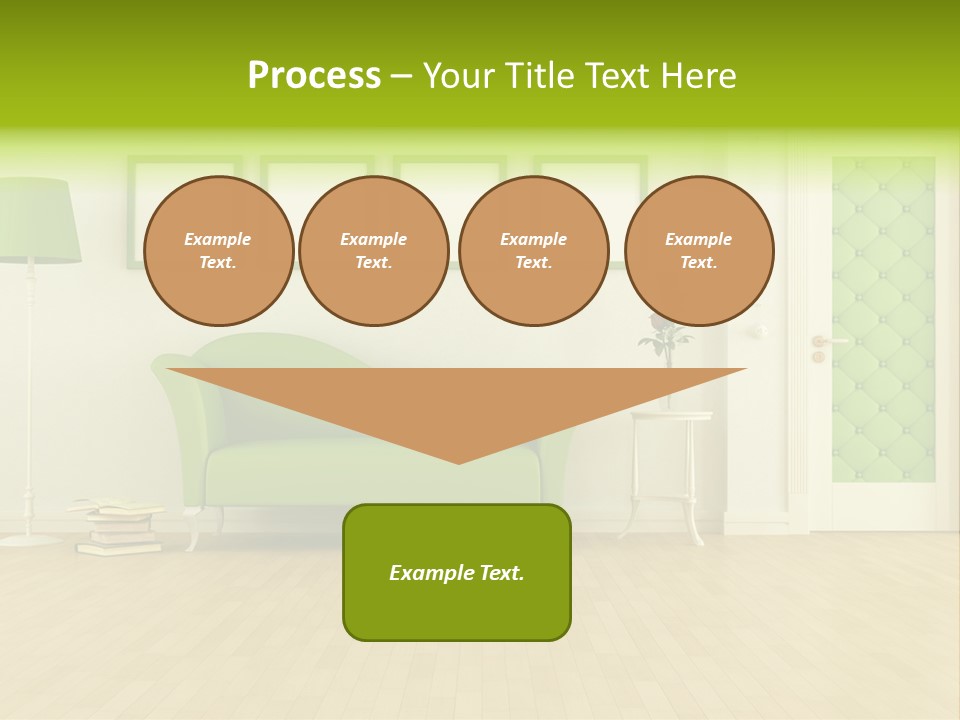 Living Roses Interior PowerPoint Template