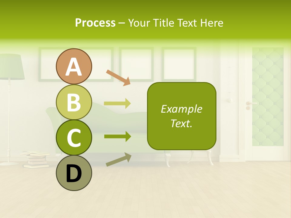 Living Roses Interior PowerPoint Template