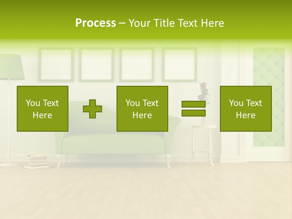 Living Roses Interior PowerPoint Template