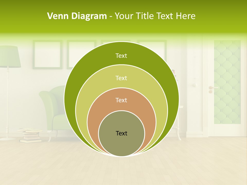 Living Roses Interior PowerPoint Template