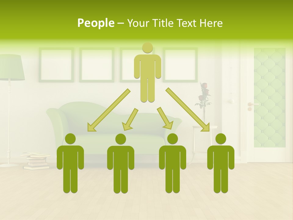 Living Roses Interior PowerPoint Template