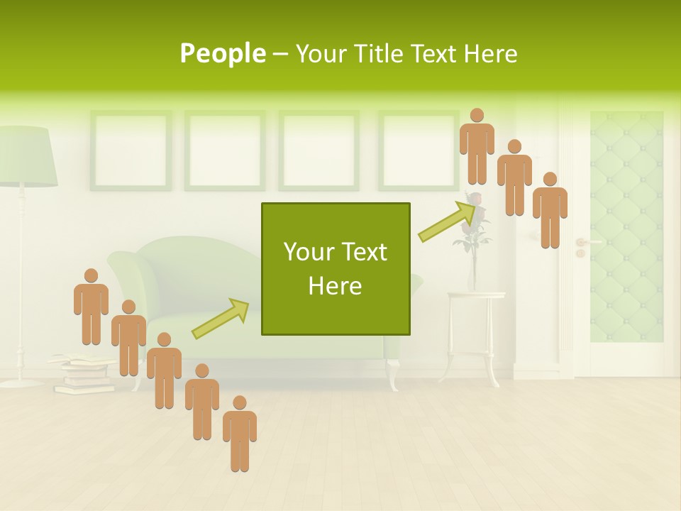 Living Roses Interior PowerPoint Template