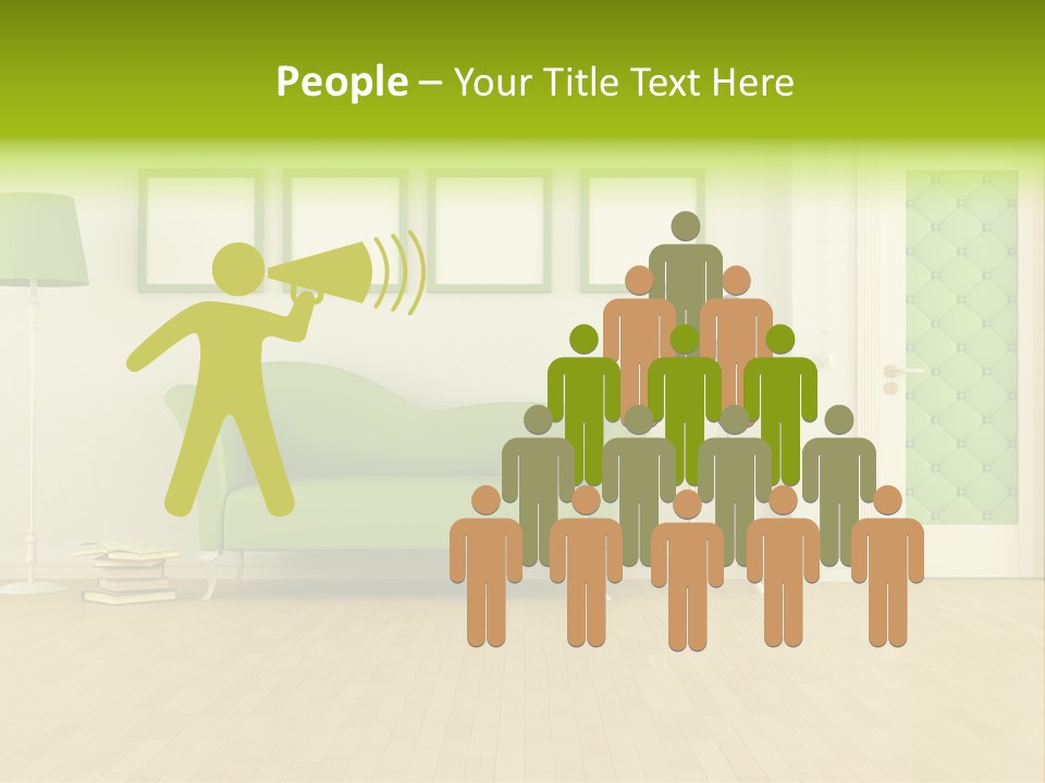 Living Roses Interior PowerPoint Template