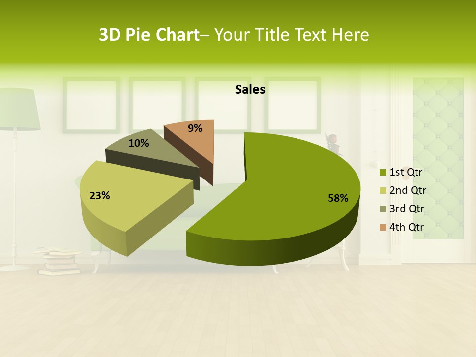 Living Roses Interior PowerPoint Template
