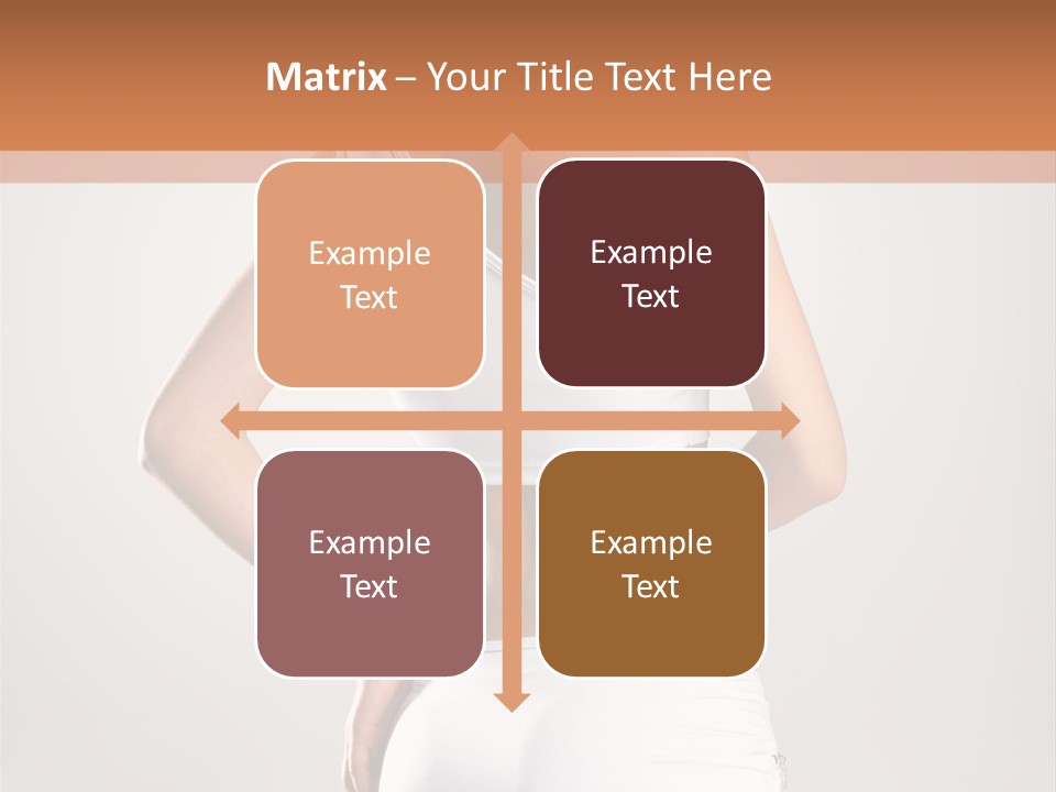 Gym Sexy Waist PowerPoint Template