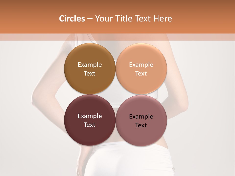 Gym Sexy Waist PowerPoint Template