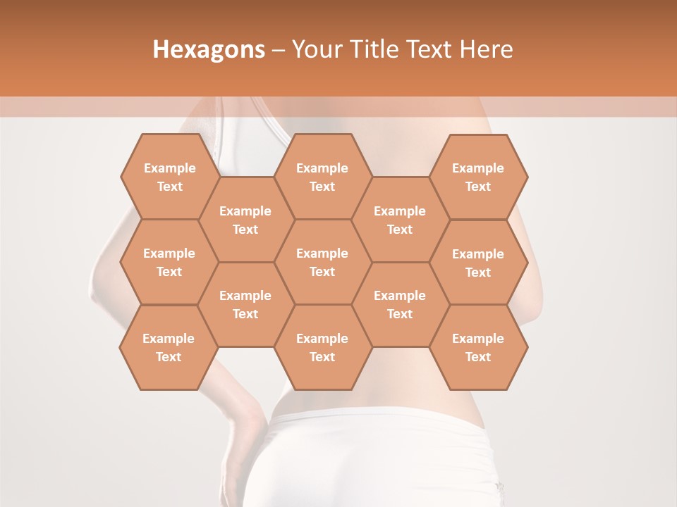 Gym Sexy Waist PowerPoint Template