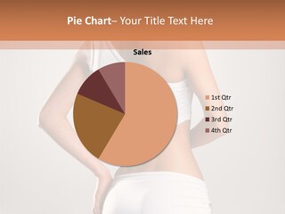 Gym Sexy Waist PowerPoint Template