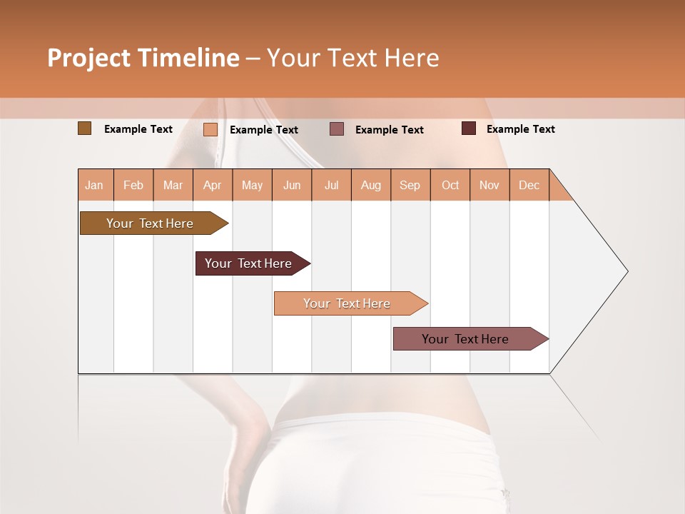 Gym Sexy Waist PowerPoint Template