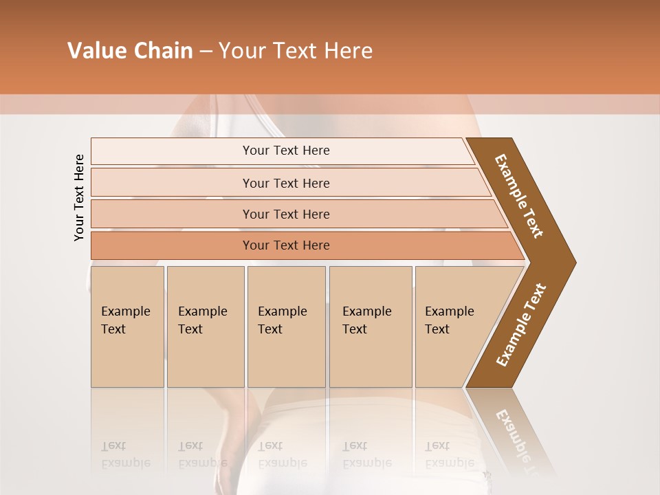 Gym Sexy Waist PowerPoint Template