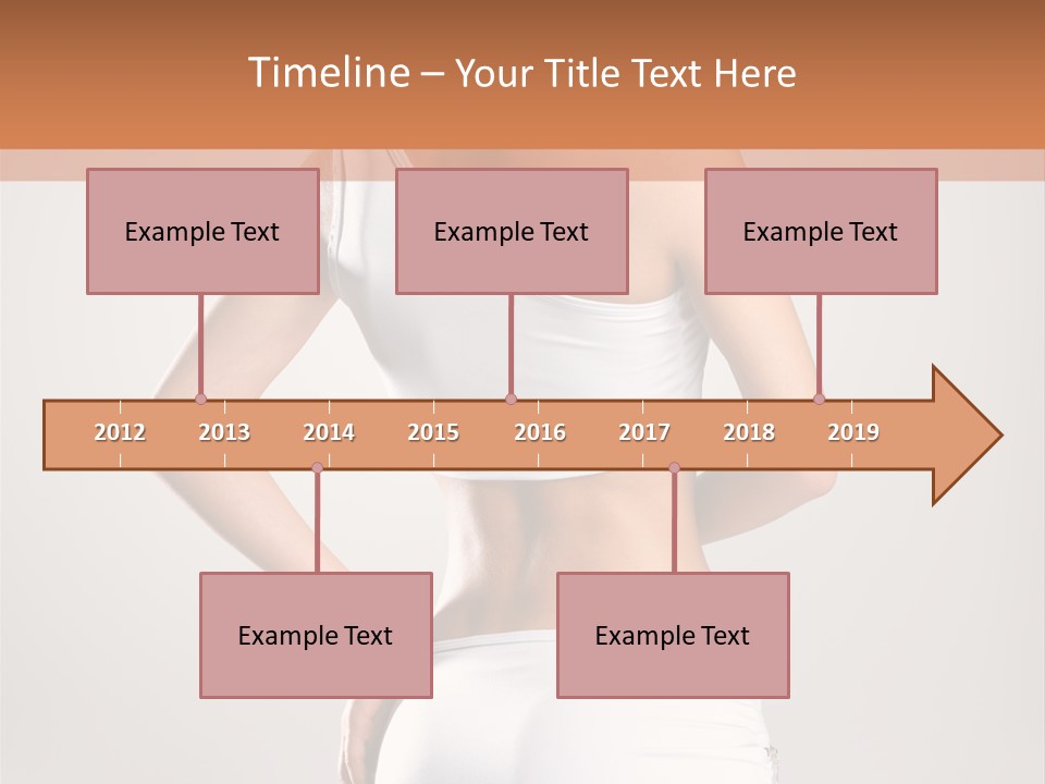 Gym Sexy Waist PowerPoint Template