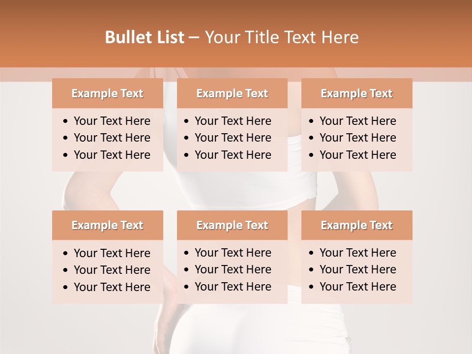 Gym Sexy Waist PowerPoint Template