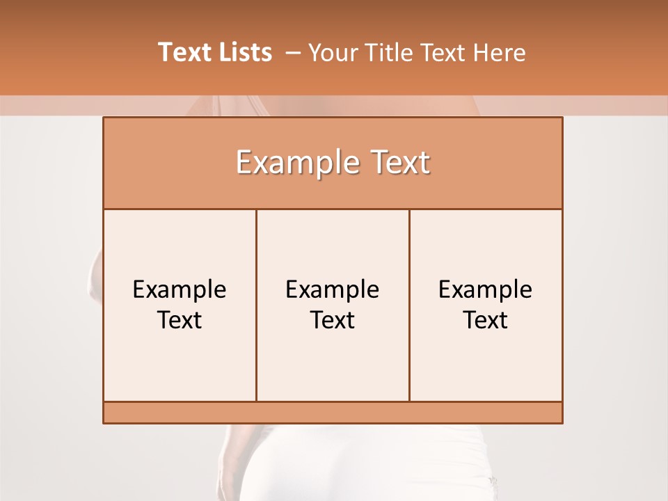 Gym Sexy Waist PowerPoint Template