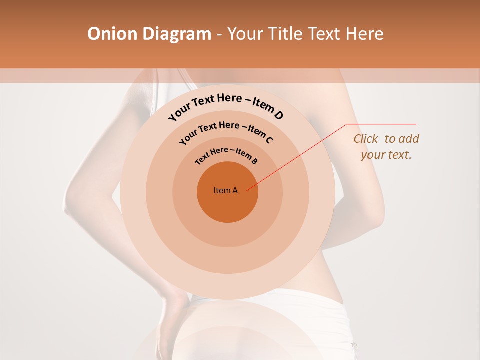 Gym Sexy Waist PowerPoint Template