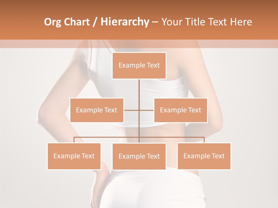 Gym Sexy Waist PowerPoint Template