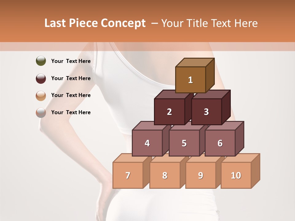 Gym Sexy Waist PowerPoint Template