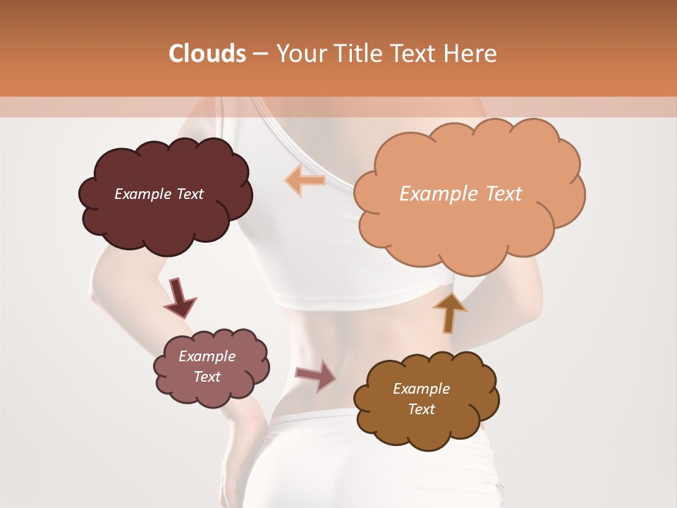 Gym Sexy Waist PowerPoint Template