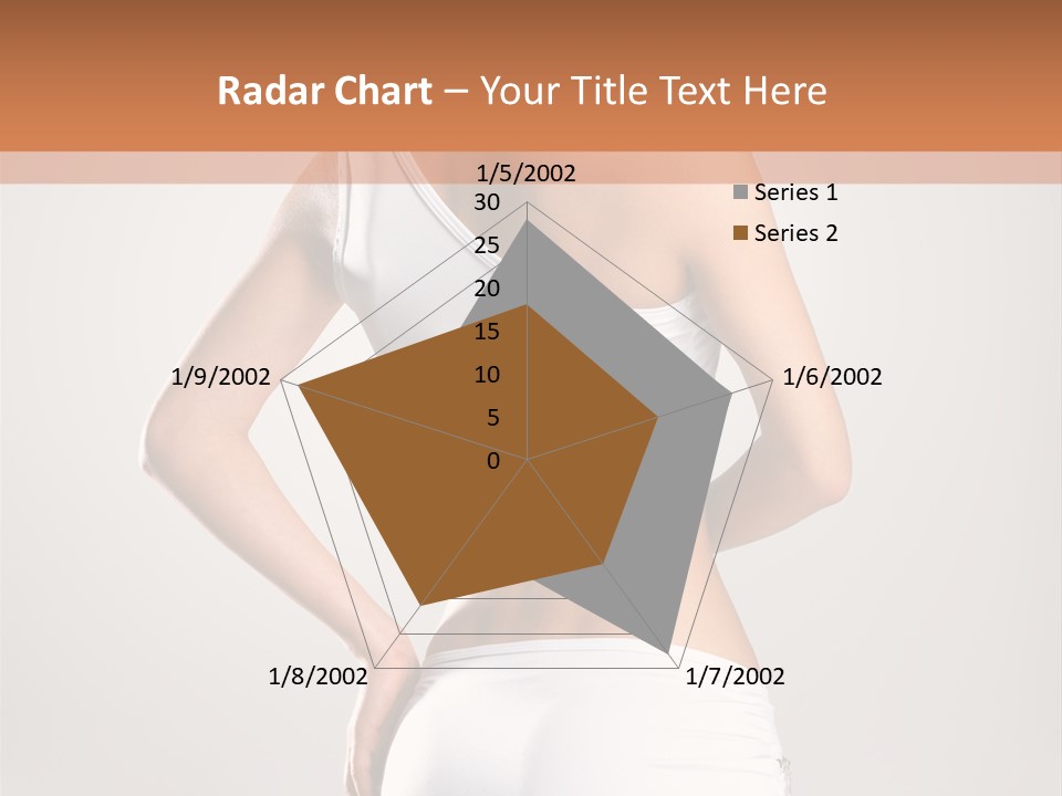 Gym Sexy Waist PowerPoint Template