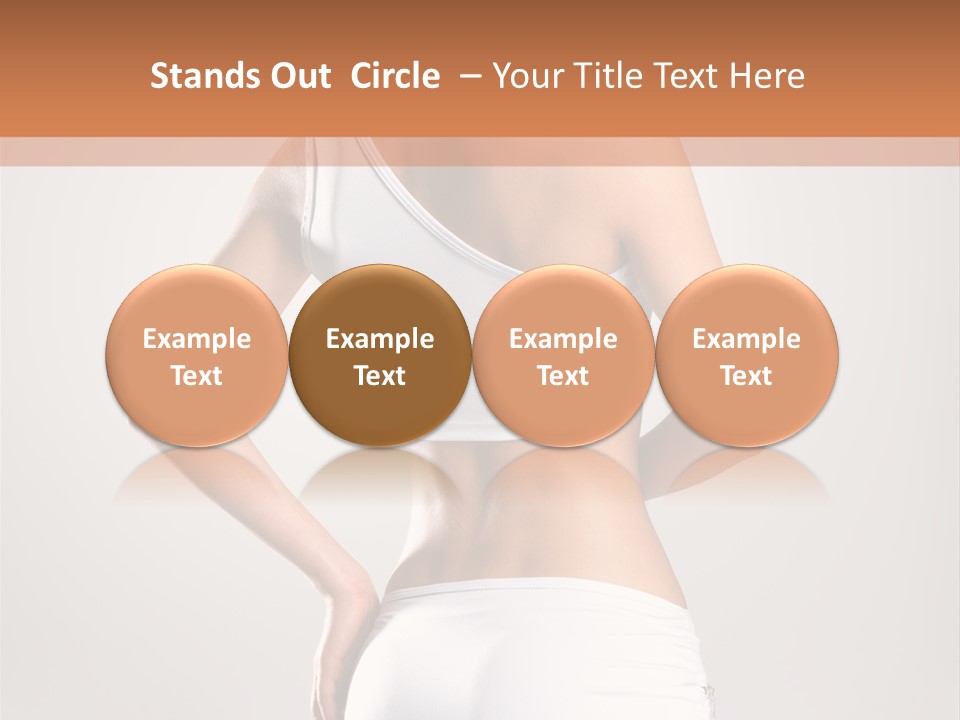 Gym Sexy Waist PowerPoint Template