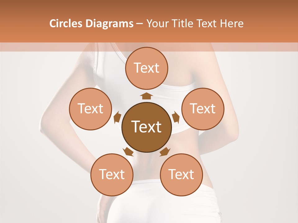 Gym Sexy Waist PowerPoint Template