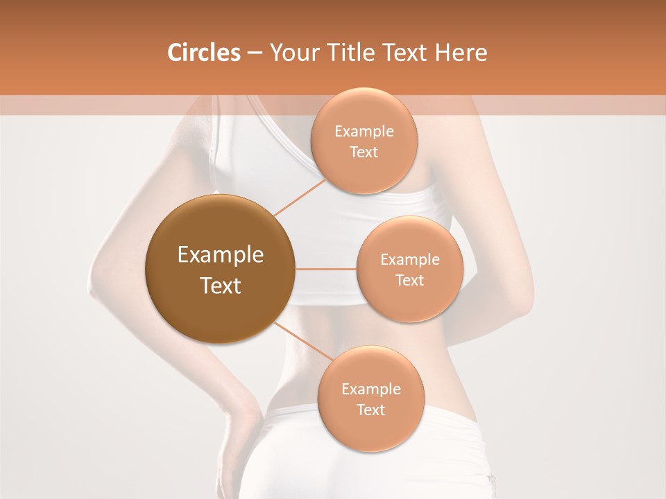 Gym Sexy Waist PowerPoint Template