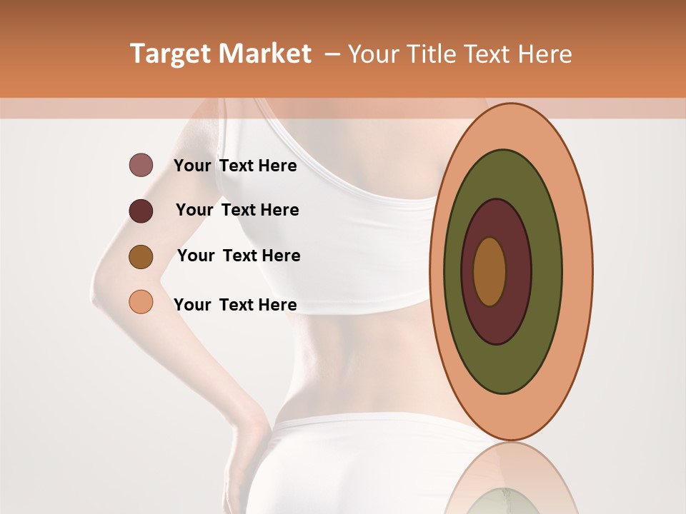 Gym Sexy Waist PowerPoint Template