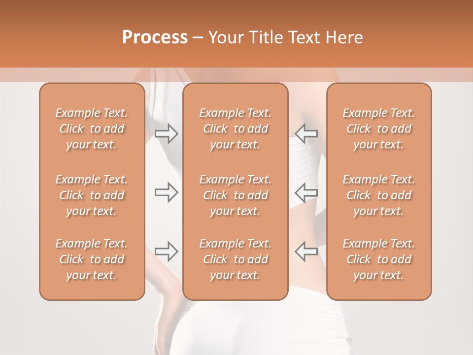Gym Sexy Waist PowerPoint Template