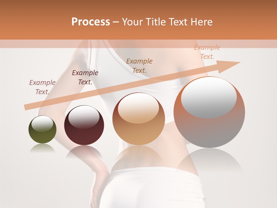 Gym Sexy Waist PowerPoint Template