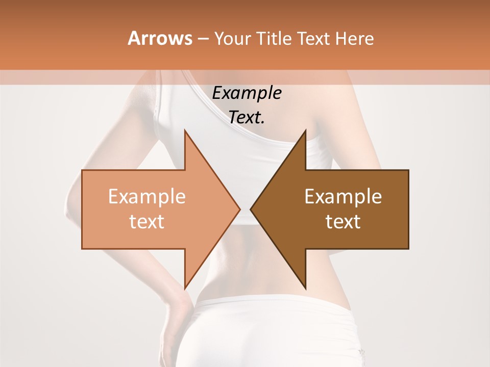 Gym Sexy Waist PowerPoint Template