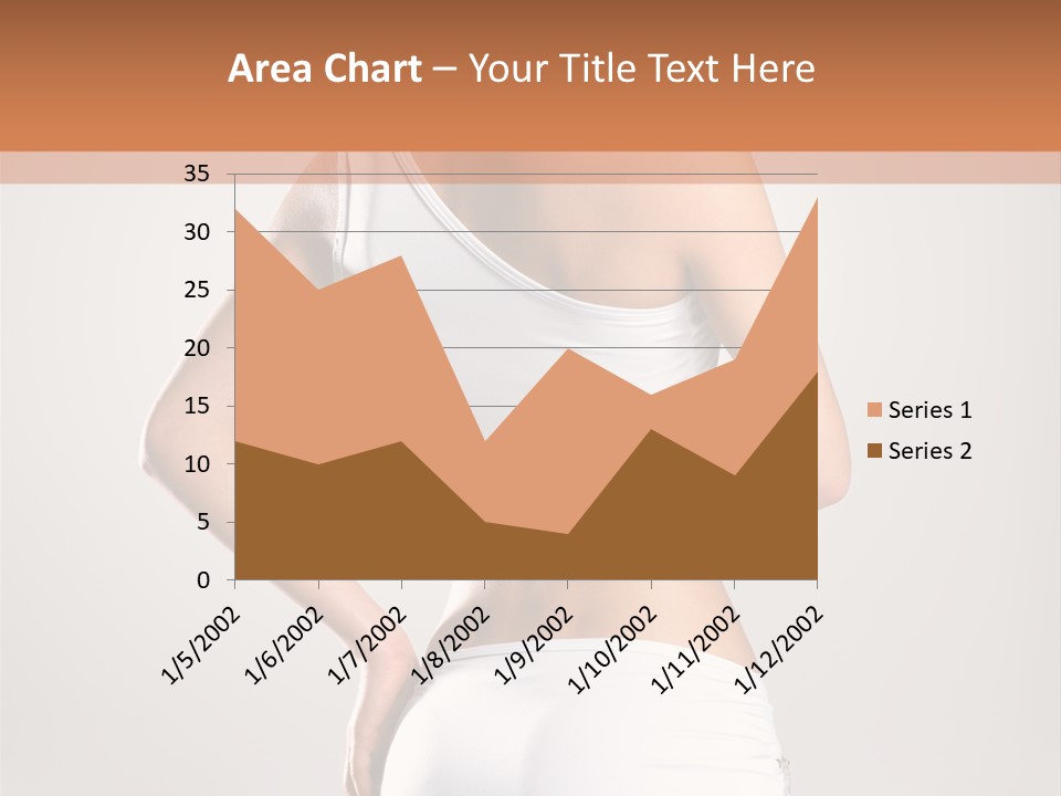 Gym Sexy Waist PowerPoint Template
