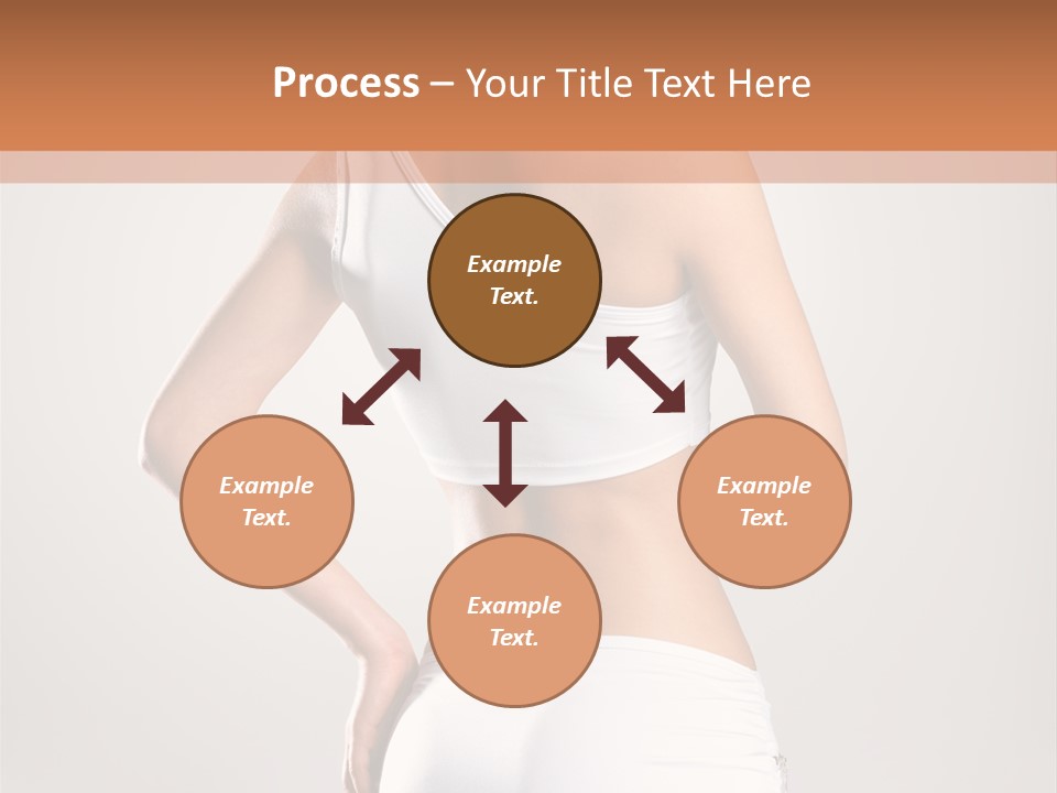 Gym Sexy Waist PowerPoint Template