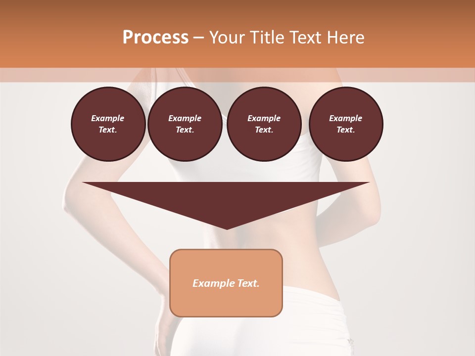 Gym Sexy Waist PowerPoint Template